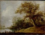 Jan van Goyen Pond in the Woods. oil on canvas